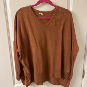 Wilfred Chestnut Knit Sweater